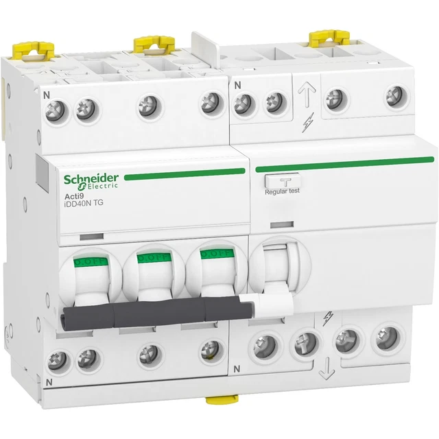 Acti9 iDD40N - disjoncteur différentiel tête de groupe - 3P+N C 25A 6000A/10k...