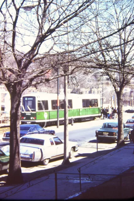1978 Orig Slide MBTA Trolley 3420 to Lechmere