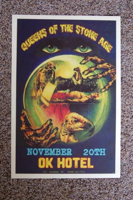 92942 Queens of Stone Concert Tour OK Hotel Seattle Decor Wall Print Poster