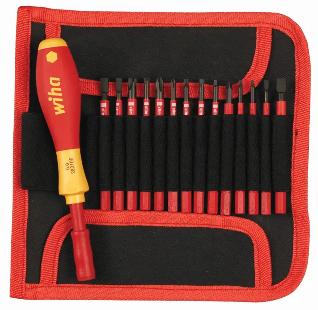 28390 Insulated Slimline Interchangeable Set Includes Handle with Pouch, 15-Piec
