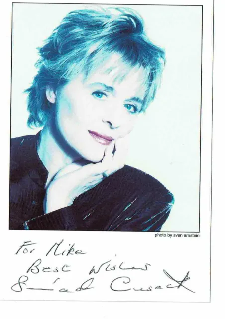 Sinead Cusack Hand signed portrait Photograph 6 x 4