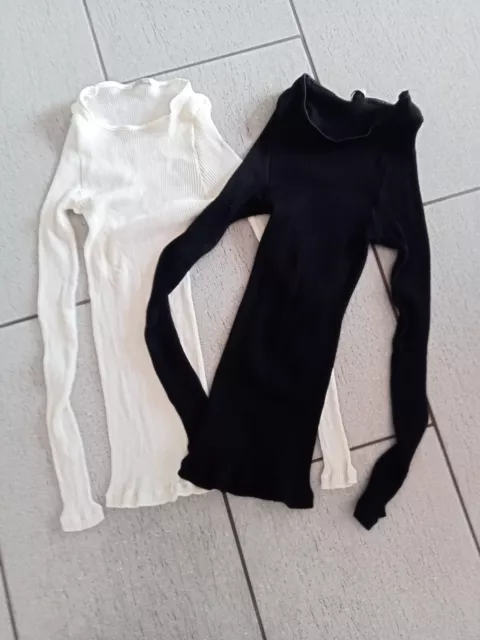 LOTTO 2 MAGLIA Manica Lunga Ampio Girocollo In Lana E Seta Small Intimissimi EUR 5 00 PicClick IT