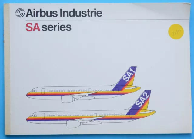 Airbus Industrie - SA SERIES - The Modern Single-Aisle Solution - booklet - 1980