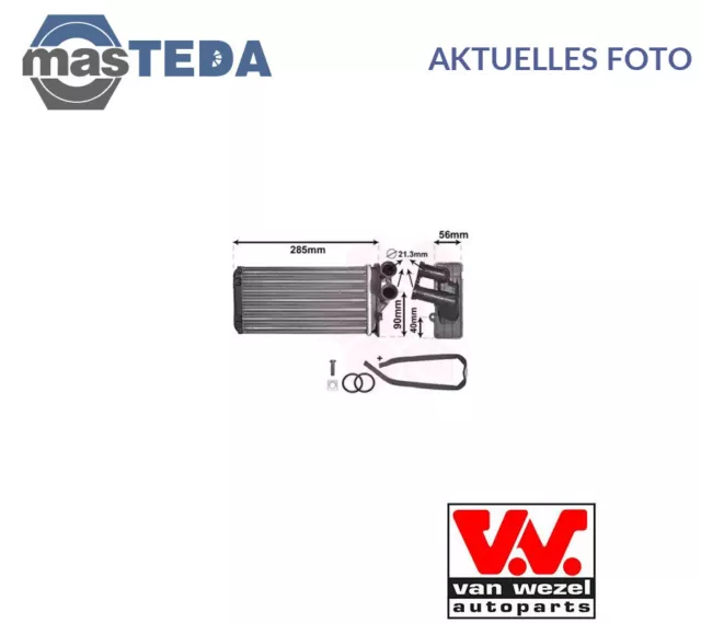 09006239 Wärmetauscher Innenraumheizung Van Wezel Für Citroën C4 I,C4