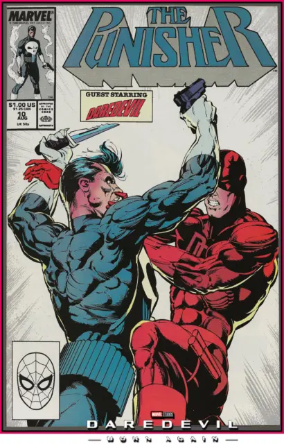 Punisher #10 (1988) Vs Daredevil Born Again Mcu Marvel Key 9.4 Nm Hot!