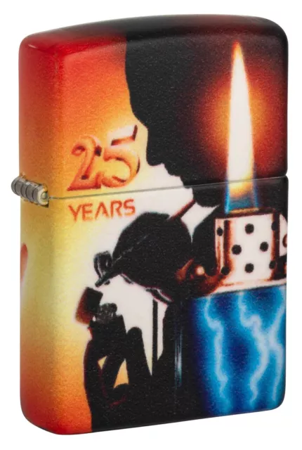 Zippo Windproof Lighter Mazzi 25th Anniversary ALLOVER 540 GENUINE New & Boxed