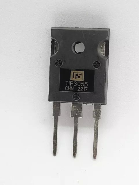 Transistor De Puissance Bipolaire TIP3055 NPN 60V 15A, TO-247