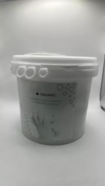 Kit colata a mano famiglia Navaris set polvere stampaggio e gesso per colate 3D