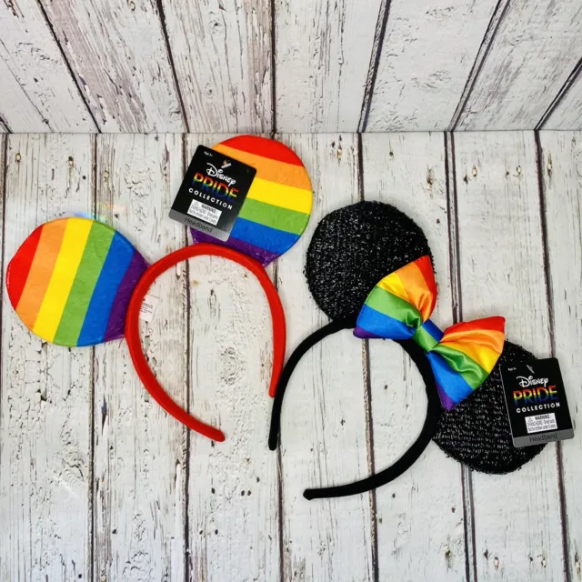 Disney Pride Minnie Mickey Mouse Ears Headband Discontinued Walgreens Exclusive