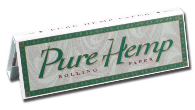 Box of 50 Pure Hemp Regular Size Rolling Papers Tobacco Smoking 2