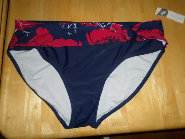JACLYN SMITH SIZE 14 Blue and Red Bikini Bottom New with Tag 9.47