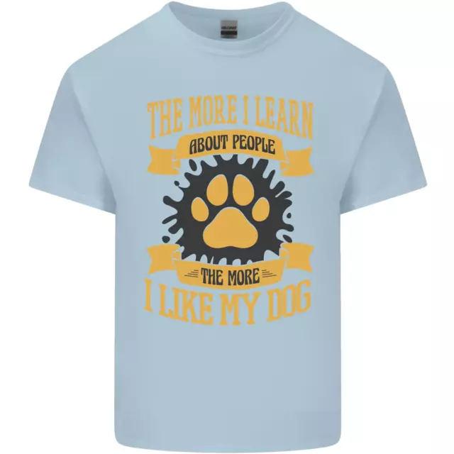 The More I Like My Dog Funny Kids T-Shirt Childrens