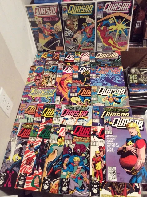 QUASAR 1-29 of 60 (1989) 26 Issues SPIDER-MAN CAPTAIN THOR AVENGERS VENOM THANOS