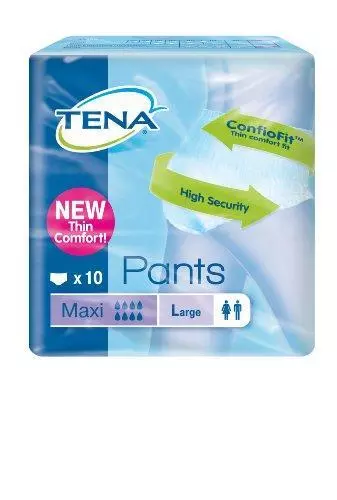 TENA PANTS MAXI Large x 1- - Pull-Up Protective Underwear/Incontinence ...