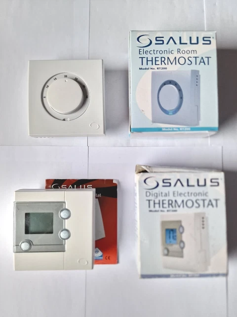 SALUS RT300 CENTRAL Heating Room Thermostat Digital Lcd Screen Wired Stat -  New £74.99 - PicClick UK