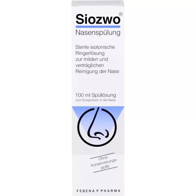 Siozwo Nasenspülung sterile isotonische..., 100 ml Nasendusche 1300773