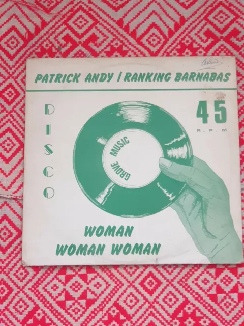 PATRICK ANDY / TOMMY MCCOOK Woman Woman Woman / Lambs Bread  12" ROOTS DJ DUB