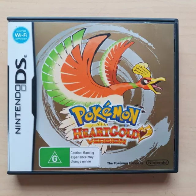 Pokemon Heartgold Version Case and Game Manual : Pokemon Company