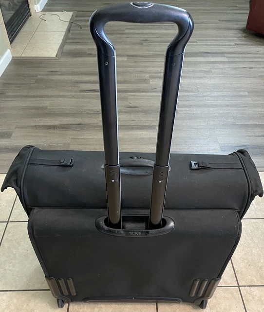Large Tumi Alpha Garment Bag Luggage With Wheels 25" X 24" X 12" In Great Shape! 3