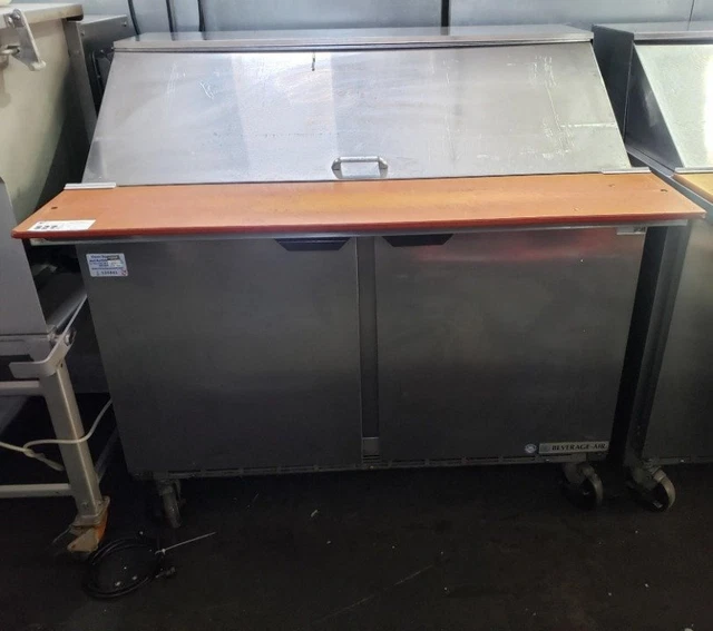 Beverage Air Spe48-18M-Hmp 48″ 2-Door Refrigerated Sandwich Salad Prep Table
