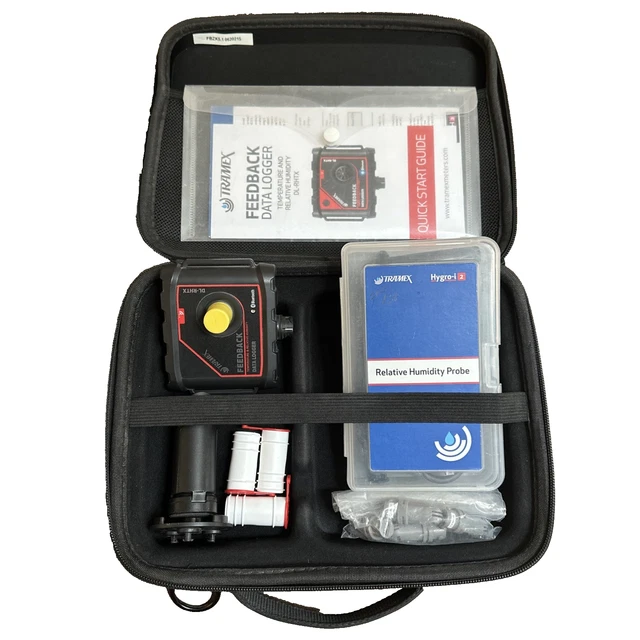 TRAMEX DL-RHTX FEEDBACK Temperature Humidity Data Logger Sensor & Hygro ...