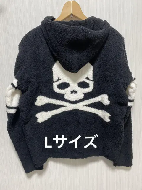 Mastermind Barefoot Skull Knit Jacket L size Black Hoodie Sweater Full-Zip