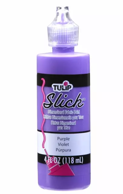 Tulip SLICK - Purple -  Dimensional Fabric Paint - 4 fl oz (118ml)