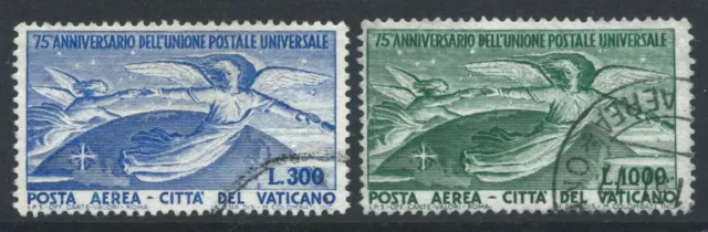 VATICAN 1949 SG149/50 set of 2 - 75th Ann UPU - very fine used. Catalogue £169