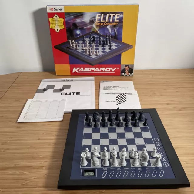 Saitek Elite Chess Computer Kasparov Vintage 1996 Complete