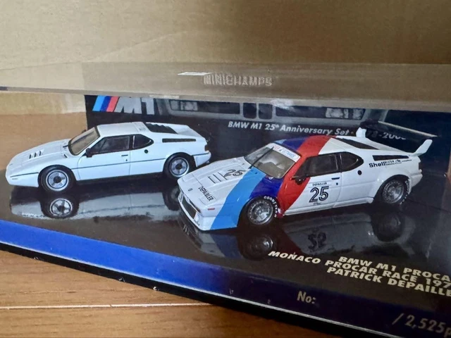 ミニチャンプス 1/43 BMW M1 誕生25周年アニバーサリー2台セット