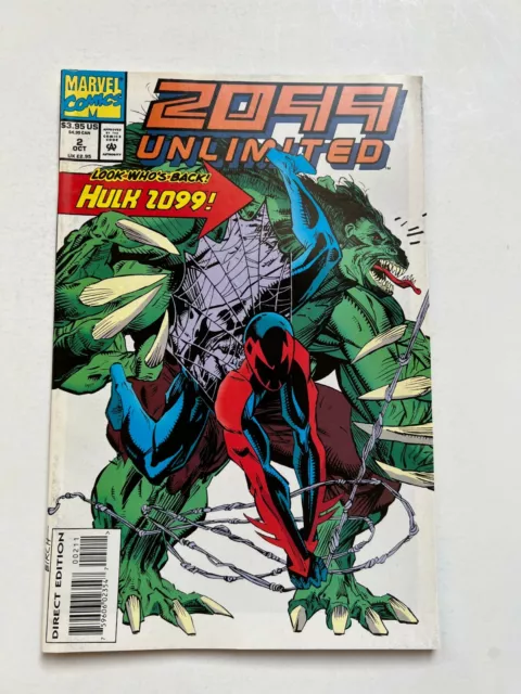 2099 Unlimited #2 - Spider-Man 2099/Hulk 2099 (Marvel Comics, 1993) VF/NM