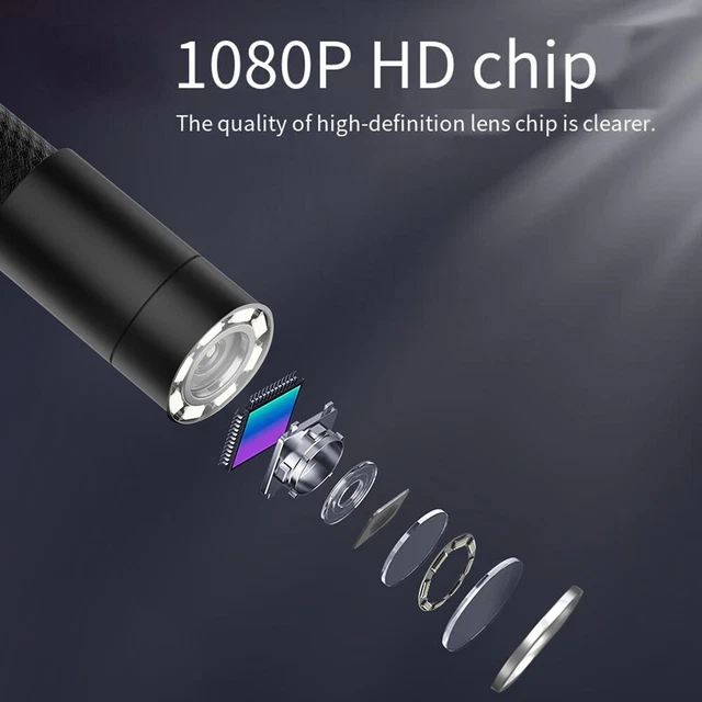 HD Inspektionskamera mit 360 Grad drehbarem Objektiv für Rohrleitungsinspektion