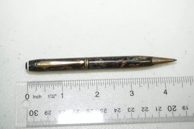 Vintage Wearever Mechanical Pencil Green Marbled