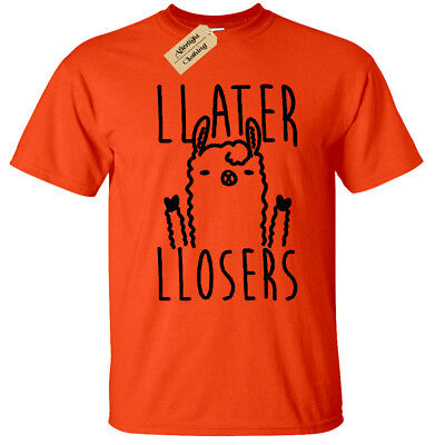 Bambini Ragazzi Ragazze Llater Llosers Divertente Lama T-Shirt Later Losers