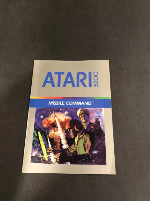 Missile commando 5200 atari manual