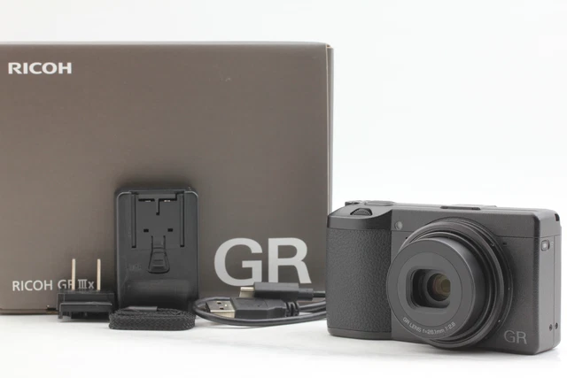 188 Shots【 Top MINT in Box 】 RICOH GR IIIx 24.2 MP F2.8 Digital camera FromJAPAN