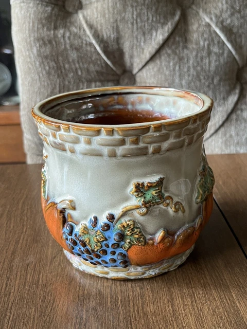 Vintage Fall Halloween Planter Ceramic 2
