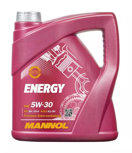 4 Liter MANNOL Energy 5W-30 7511 API SN/CH-4 MB 229.3 VW 502.00 A3/B4 Motoröl