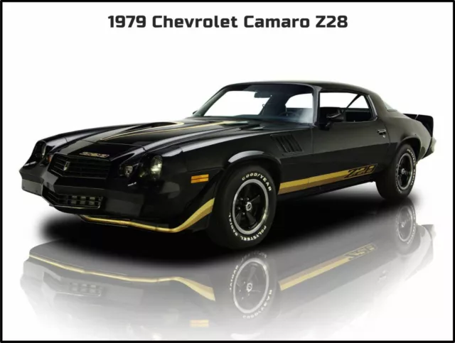 1979 Chevrolet Camaro Z28 New Metal Sign: Beautiful Restoration!