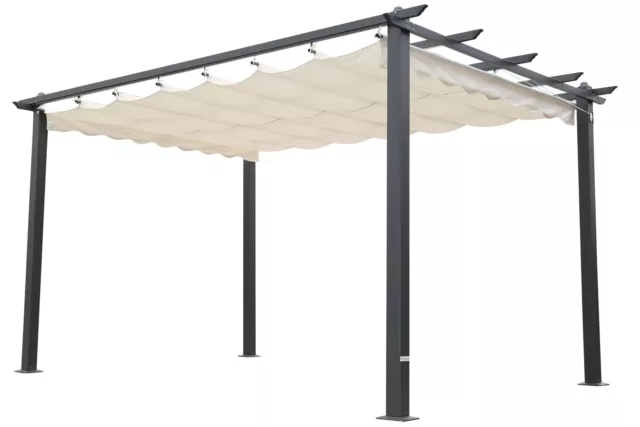 OUTFLEXX Pergola Gartenpavillon pavillon Gartenzelt Überdachung wasserabweisend