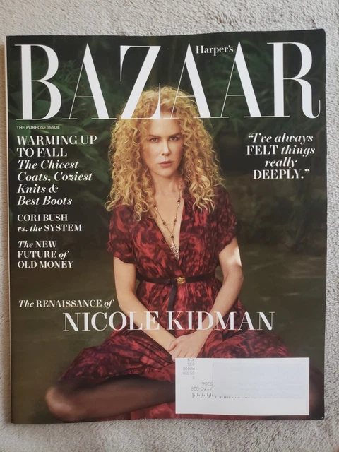NICOLE KIDMAN, MARGARET Qualley Harpers Bazaar Magazine October 2021