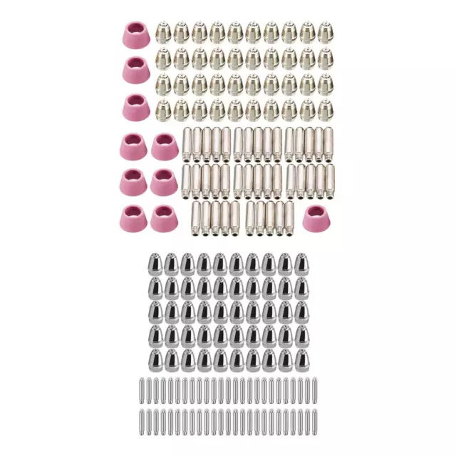 Plasma Cutter Torch Consumables Electrode Nozzles Cups Kit for Ag60 Wsd60