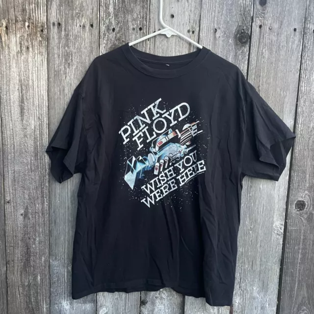 Pink Floyd Reprint Wish You Were Here Handshake Men's T Shirt Size XL