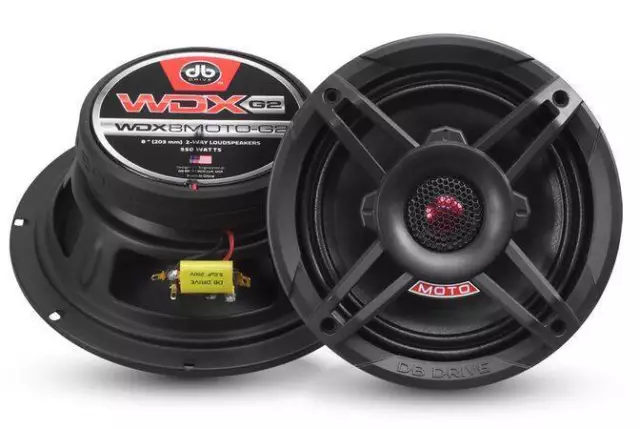DB Drive WDX MOTO G2 Loudspeakers (8" - 275W RMS - 2-Way - Pair)