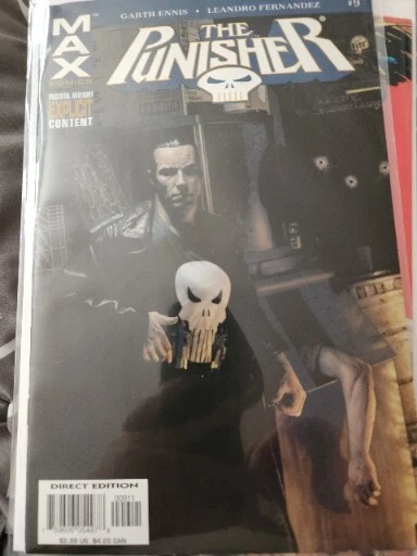 The Punisher Max Comics #9 (Marvel, 2016) Bagged & Boarded. Explicit Content