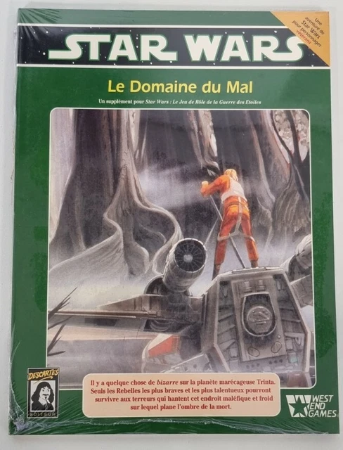 STAR WARS JDR/RPG FRANCAIS VF - Aventure Le Domaine du Mal - SEALED ...