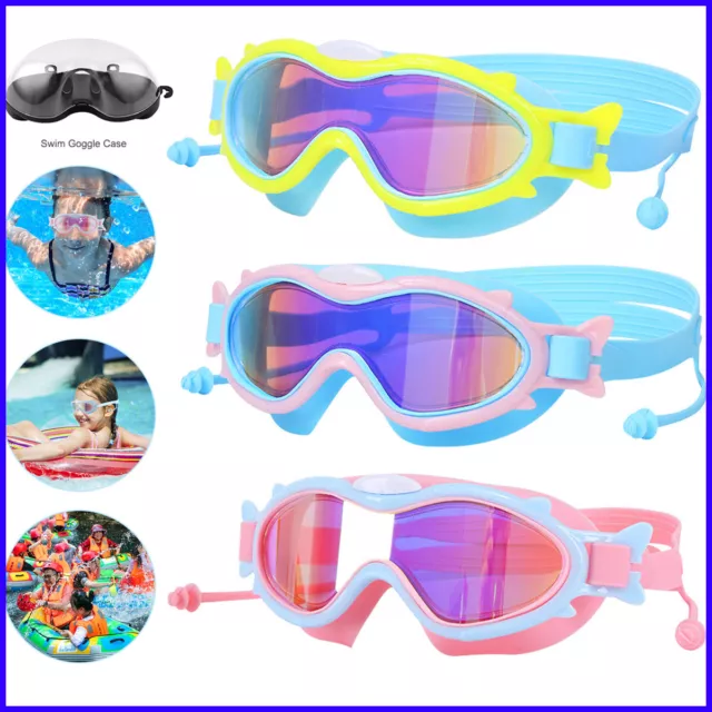 Kids Anti-Fog Swimming Goggles Pool Swim Glasses For Children Boys Girls Swim UK