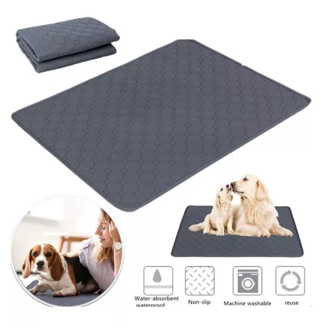 Washable Dog Pet Diaper 2Colors Urine Pad Reusable Diapers Training Mat  Puppy