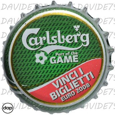 01951 BIRRA CARLSBERG TAPPO CORONA CROWN CAP CHAPA KRONKORKEN CAPSULE 