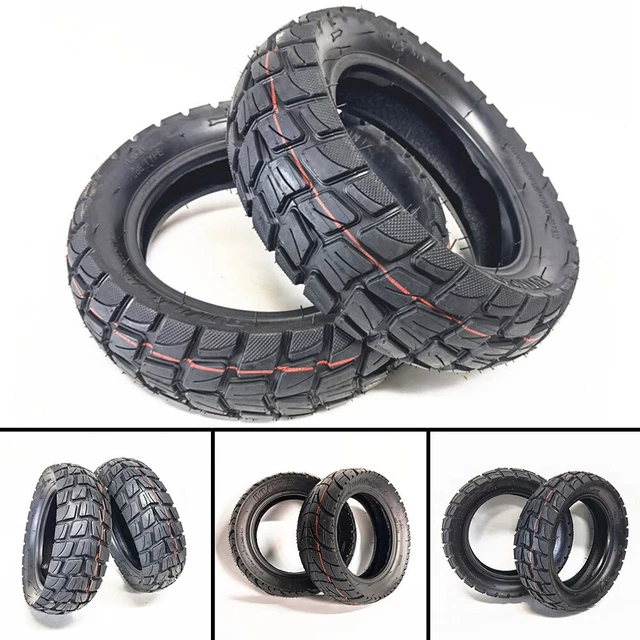 Pneu Pour Scooter Électrique Zero 10X - Dimensions 255/80-10 (10x3) - Caoutchouc, Radial, Anticrevaison - Amélioration Adhérence Et Confort